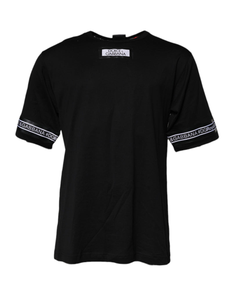 Black #DGMILLENNIALS Cotton Crew Neck T-shirt