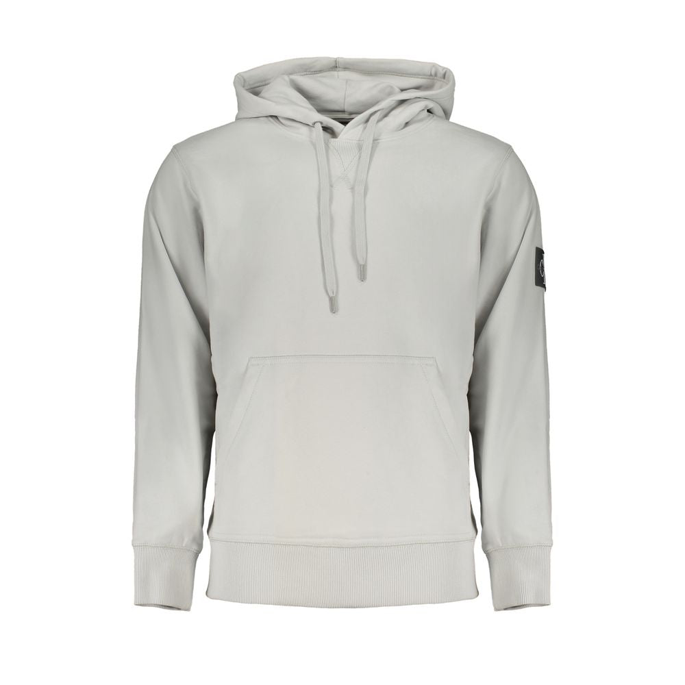 Gray Cotton Men Sweater