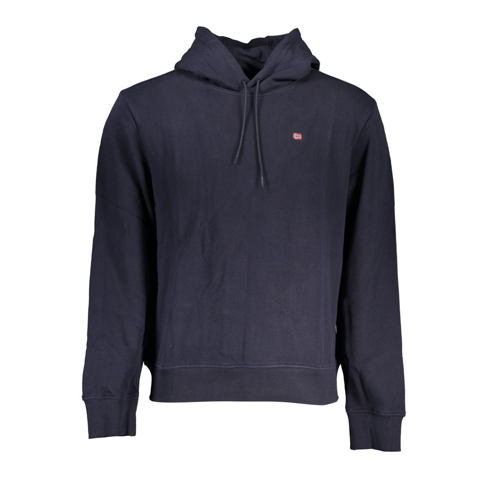 Blue Cotton Men Sweater