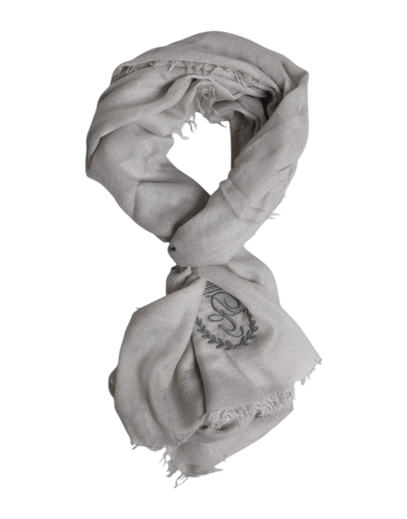 Gray DG Crown Neck Warmer Wrap Shawl Scarf