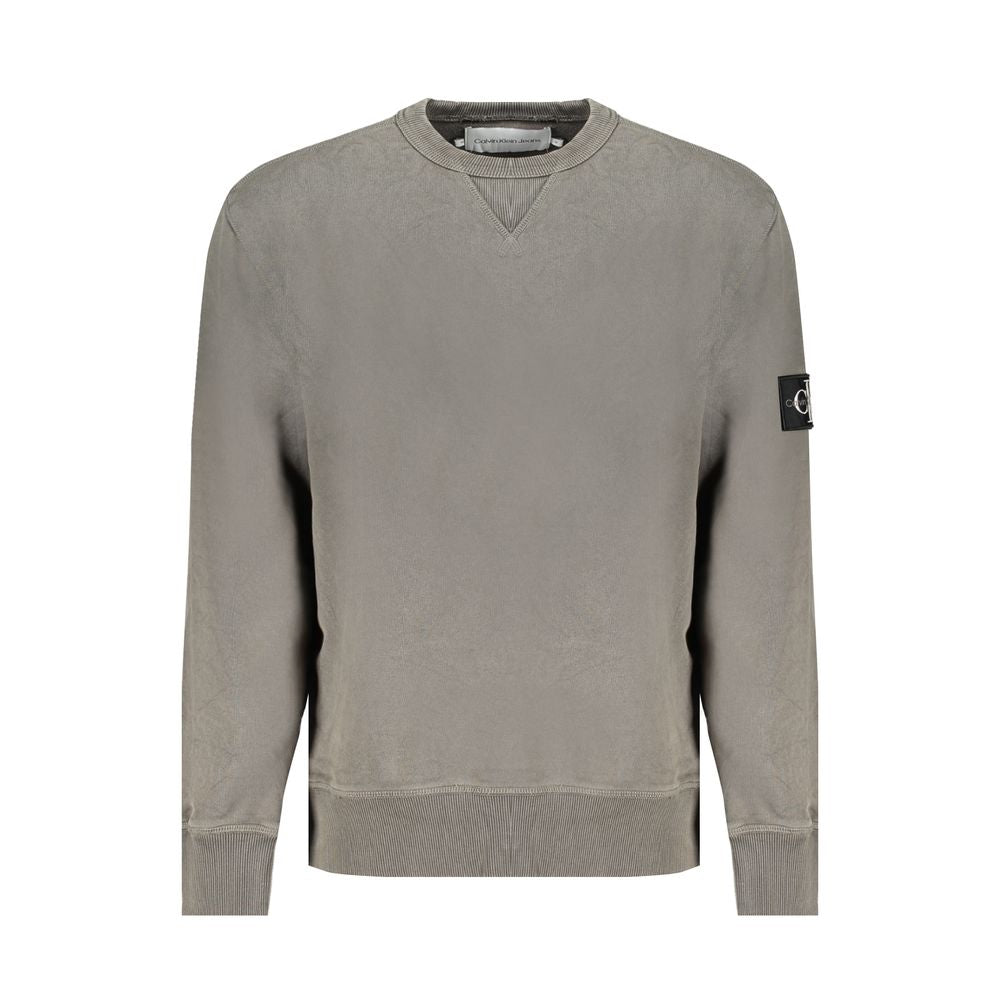 Green Cotton Men Sweater