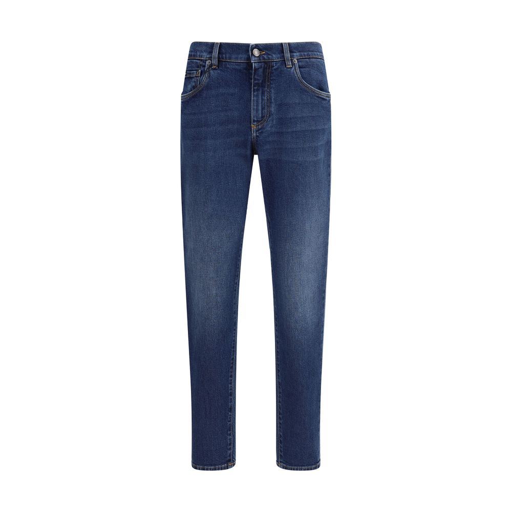 Blue Cotton Jeans Denim