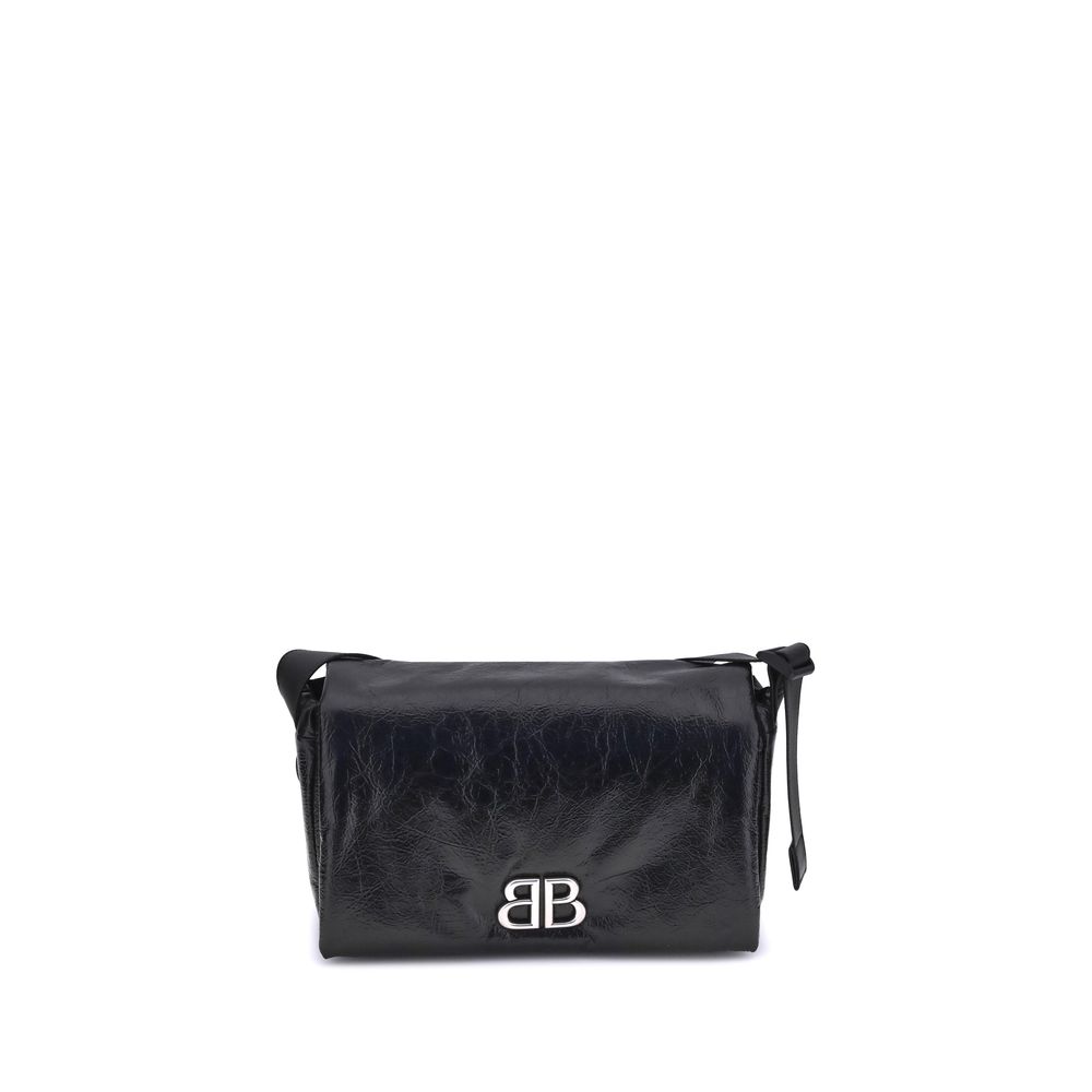 Black Calf Leather Bos Taurus Shoulder Bag