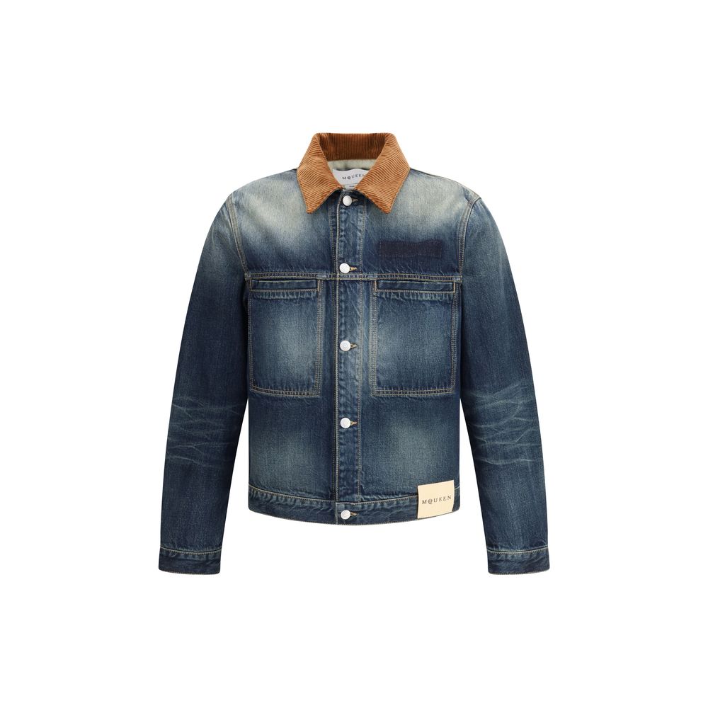 Blue Cotton Denim Jacket