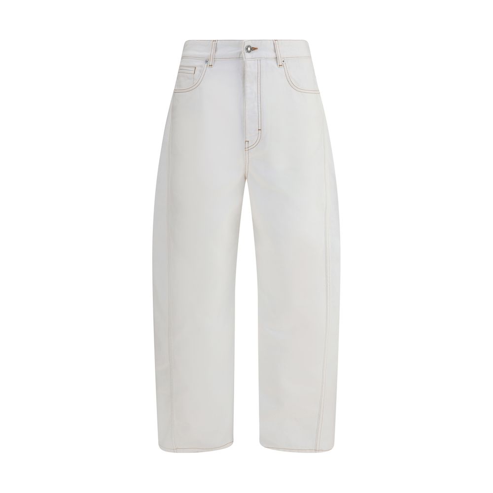 White Cotton Jeans Denim