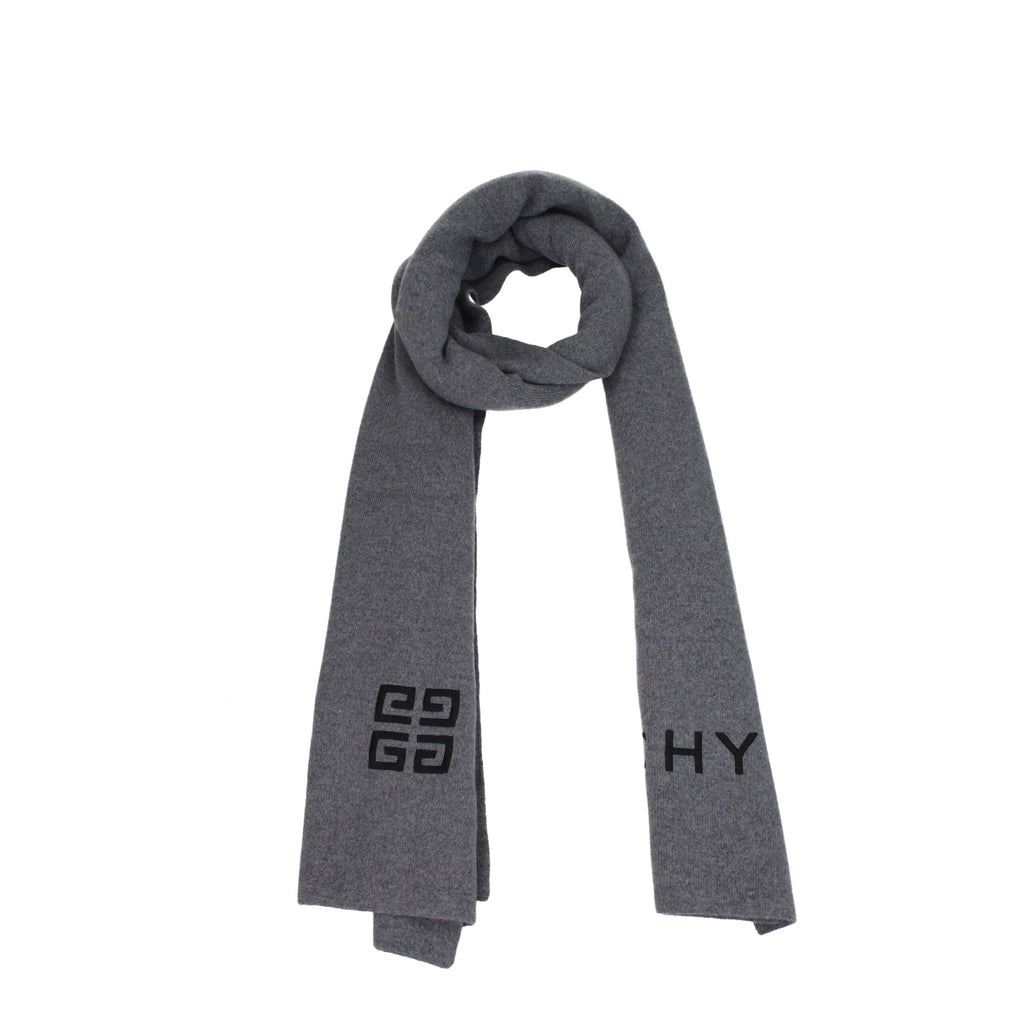 Gray Wool Scarf