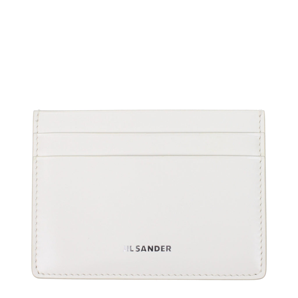White Leather Cardholder
