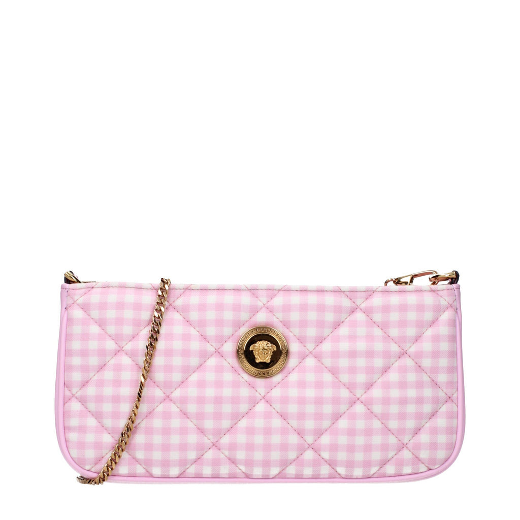 Pink Fabric Shoulder Bag