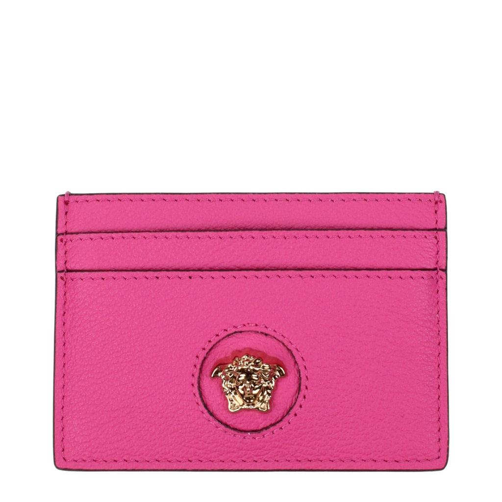 Pink Leather Cardholder
