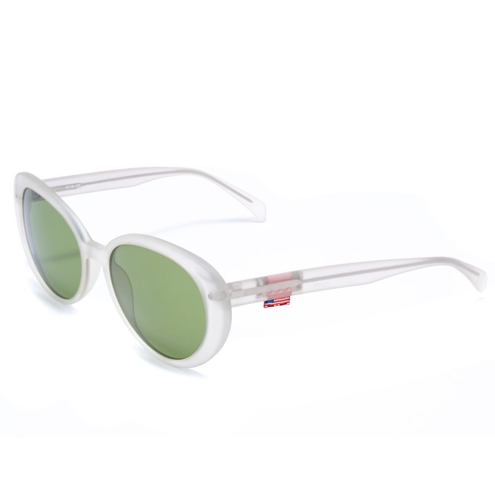 White Acetate Sunglasses