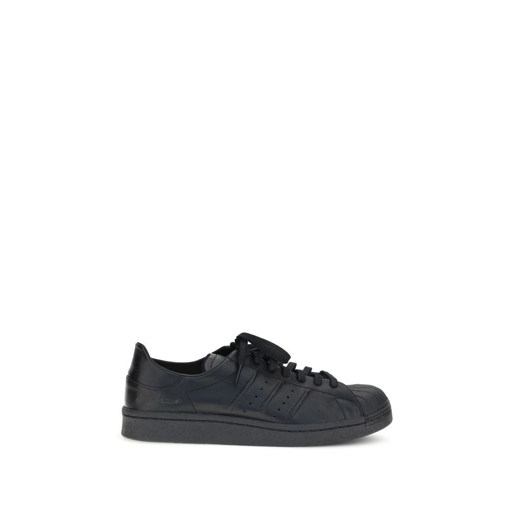 Black Calf Leather Bos Taurus Sneakers