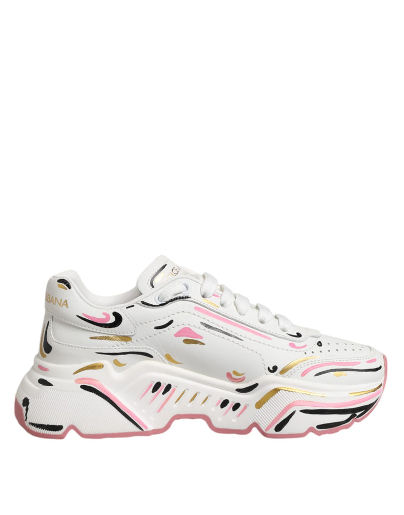 Multicolor Hand Painted DAYMASTER Sneaker Shoes