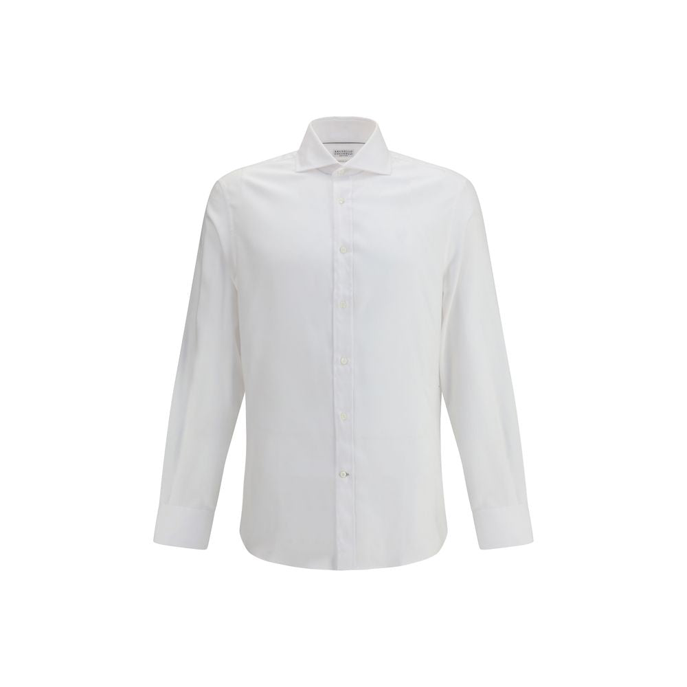 White Cotton Dress Shirt