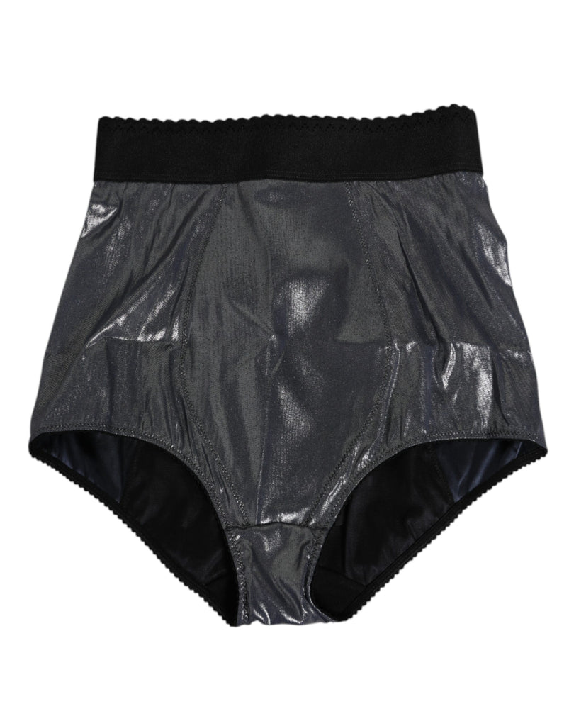 Gray Silk Stretch Slip Girdle Panty Underwear