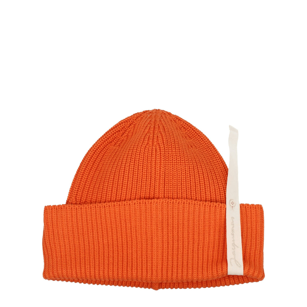 Orange Cotton Beanie