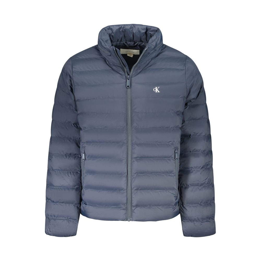 Blue Polyamide Jackets & Coat