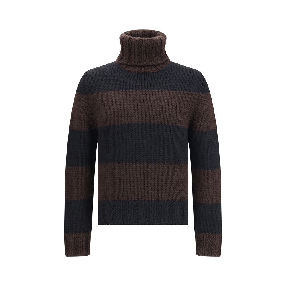Brown Wool Turtleneck