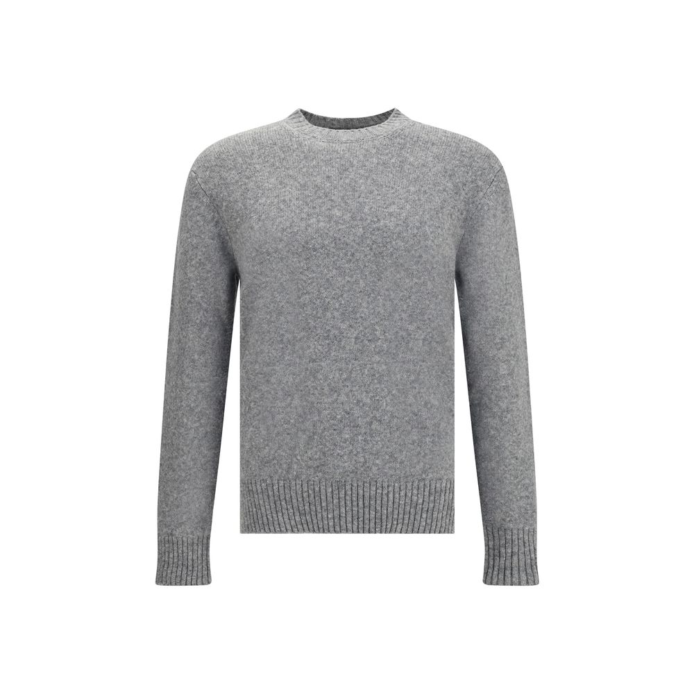 Gray Fleece Wool Sweatshirt