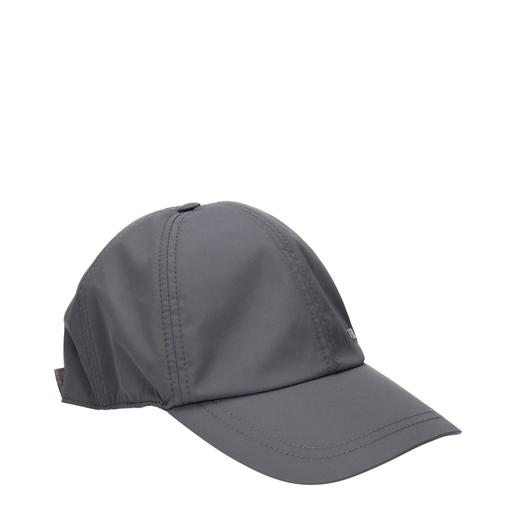 Gray Polyester Caps (Baseball Hat)