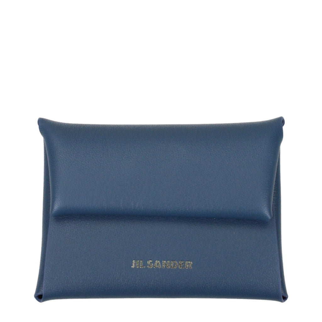 Blue Leather Wallet
