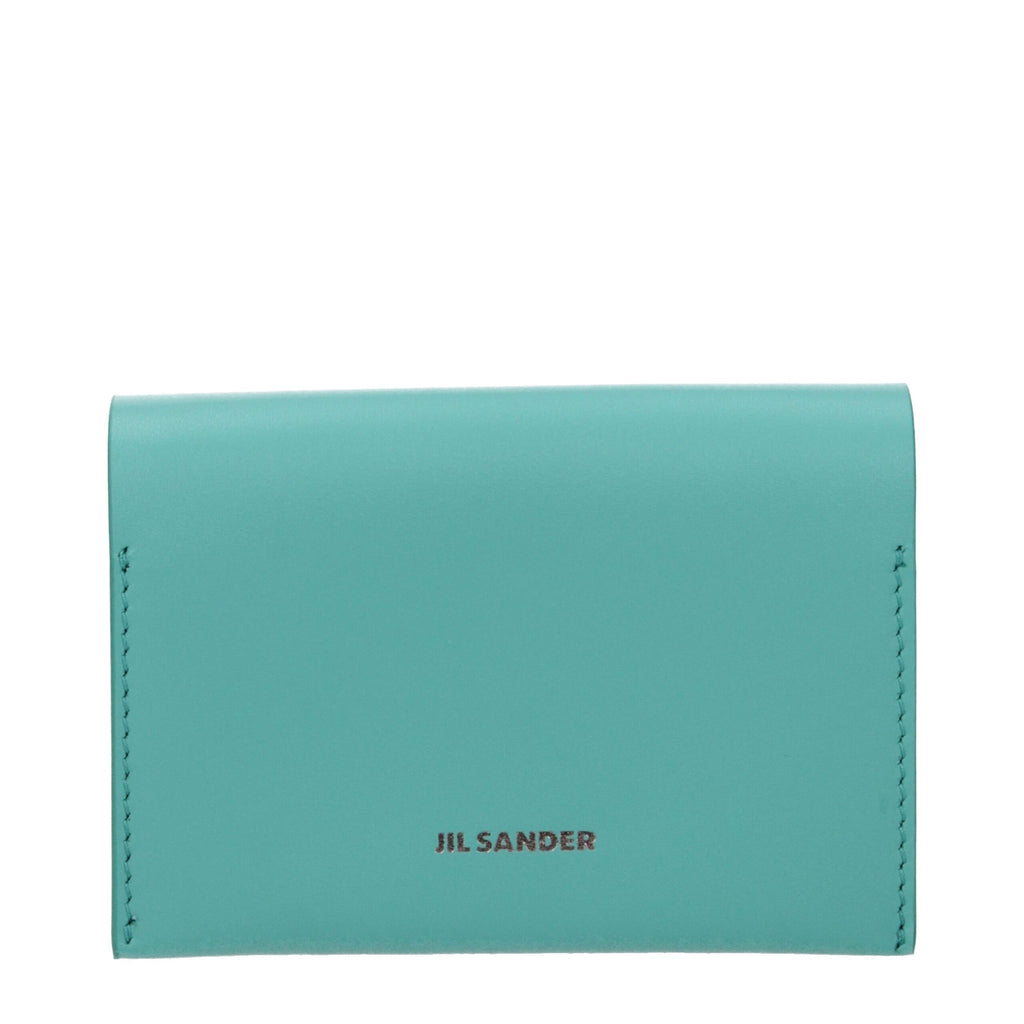 Green Leather Cardholder