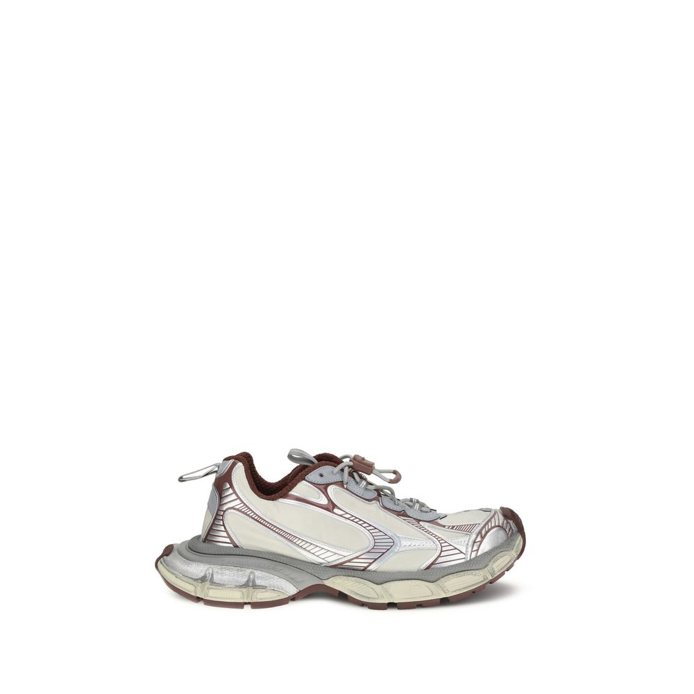Gray Polyethylene Athletic Sneakers