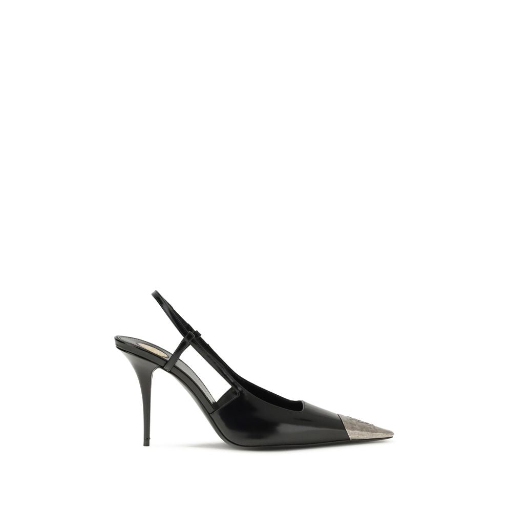 Black Calf Leather Bos Taurus Pumps