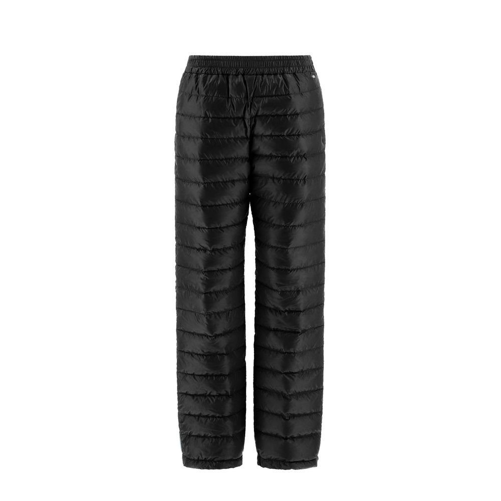 Black Polyamide Athletic Pants