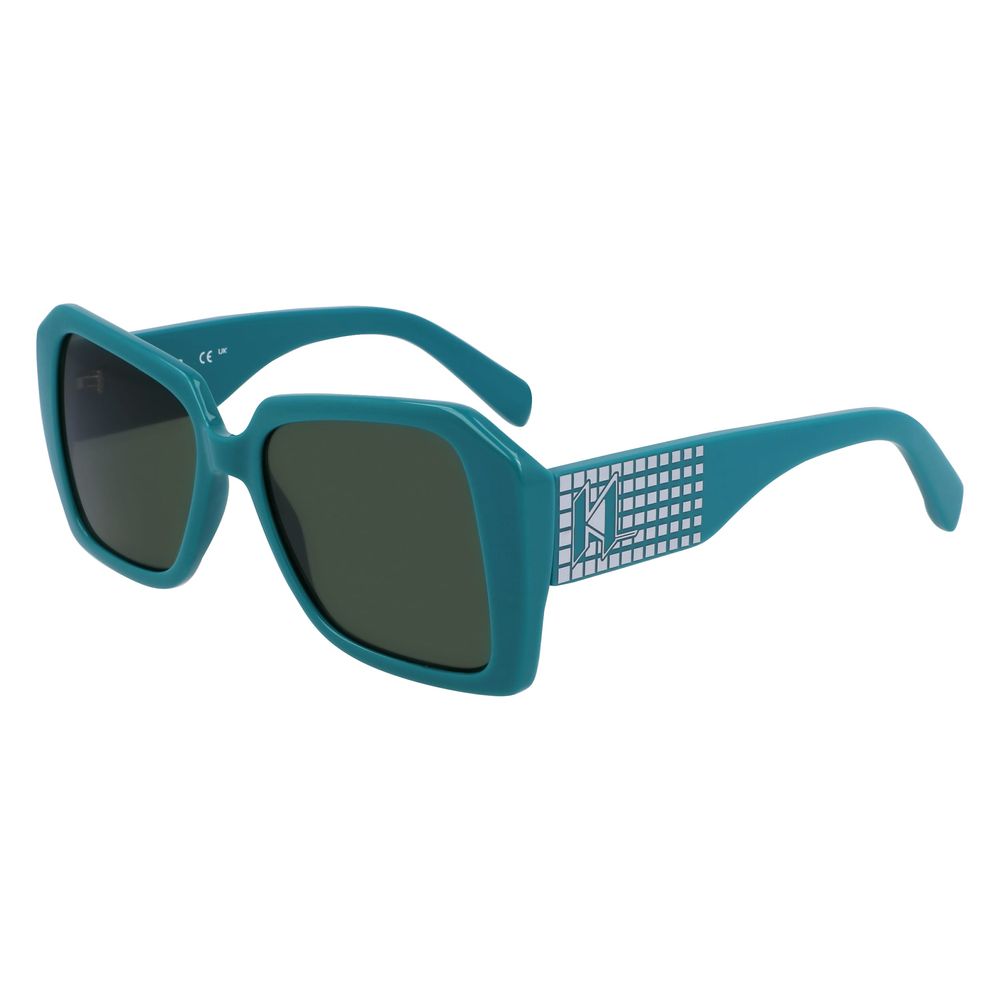 Green Injected Sunglasses