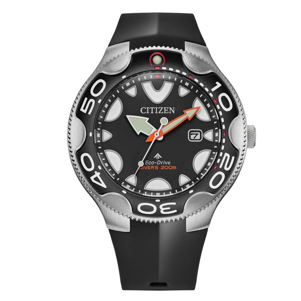 Black Resin Sport Watch