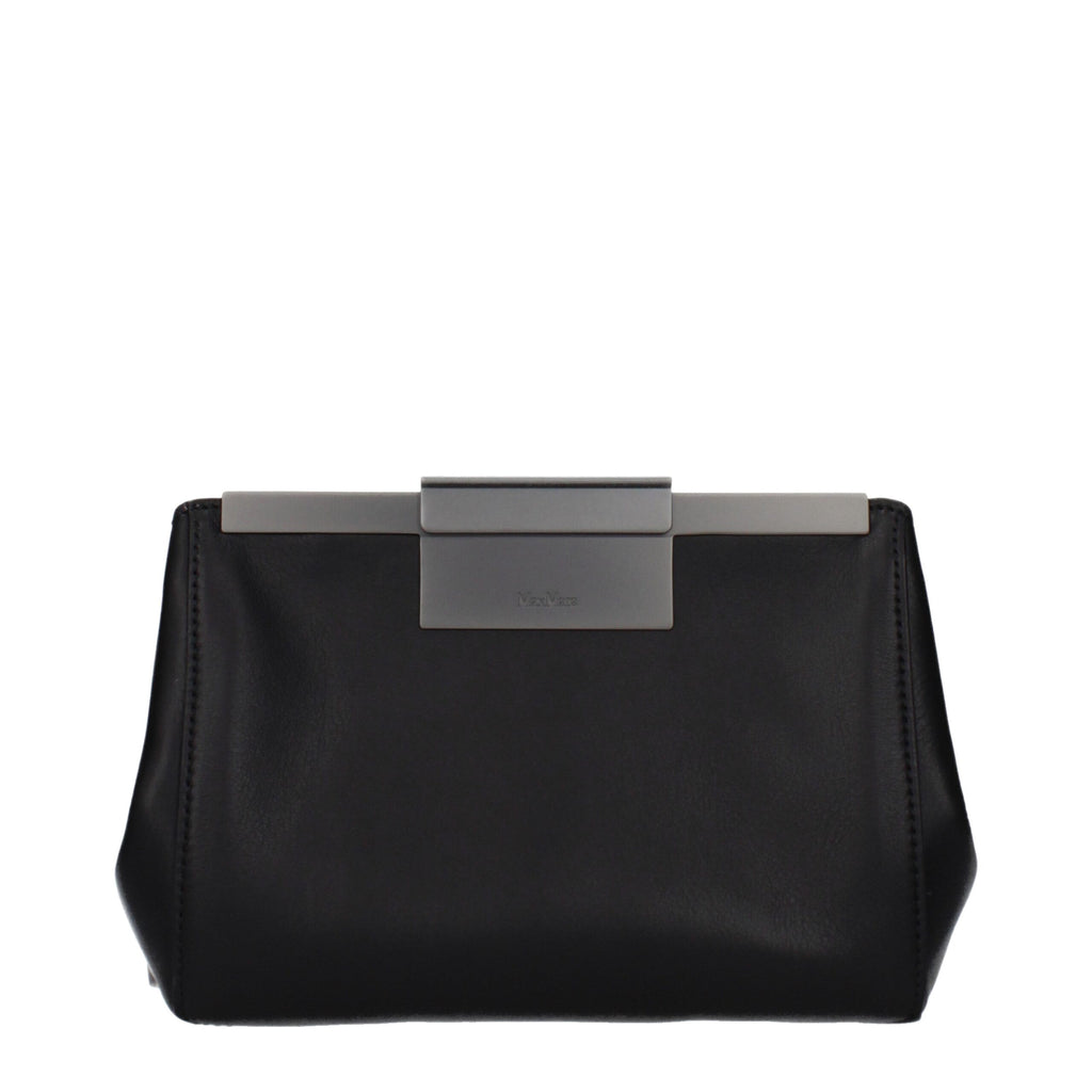 Black Leather Crossbody Bag
