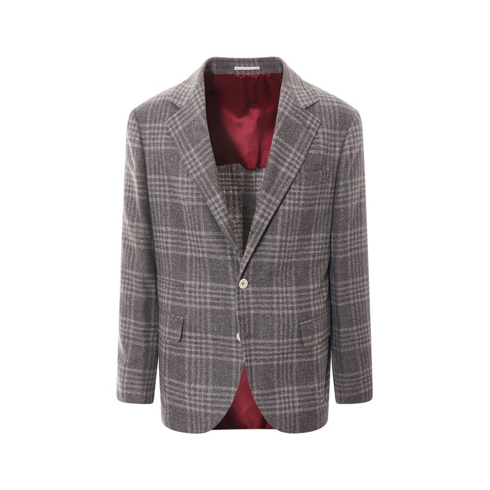 Gray Cashmere Blazer