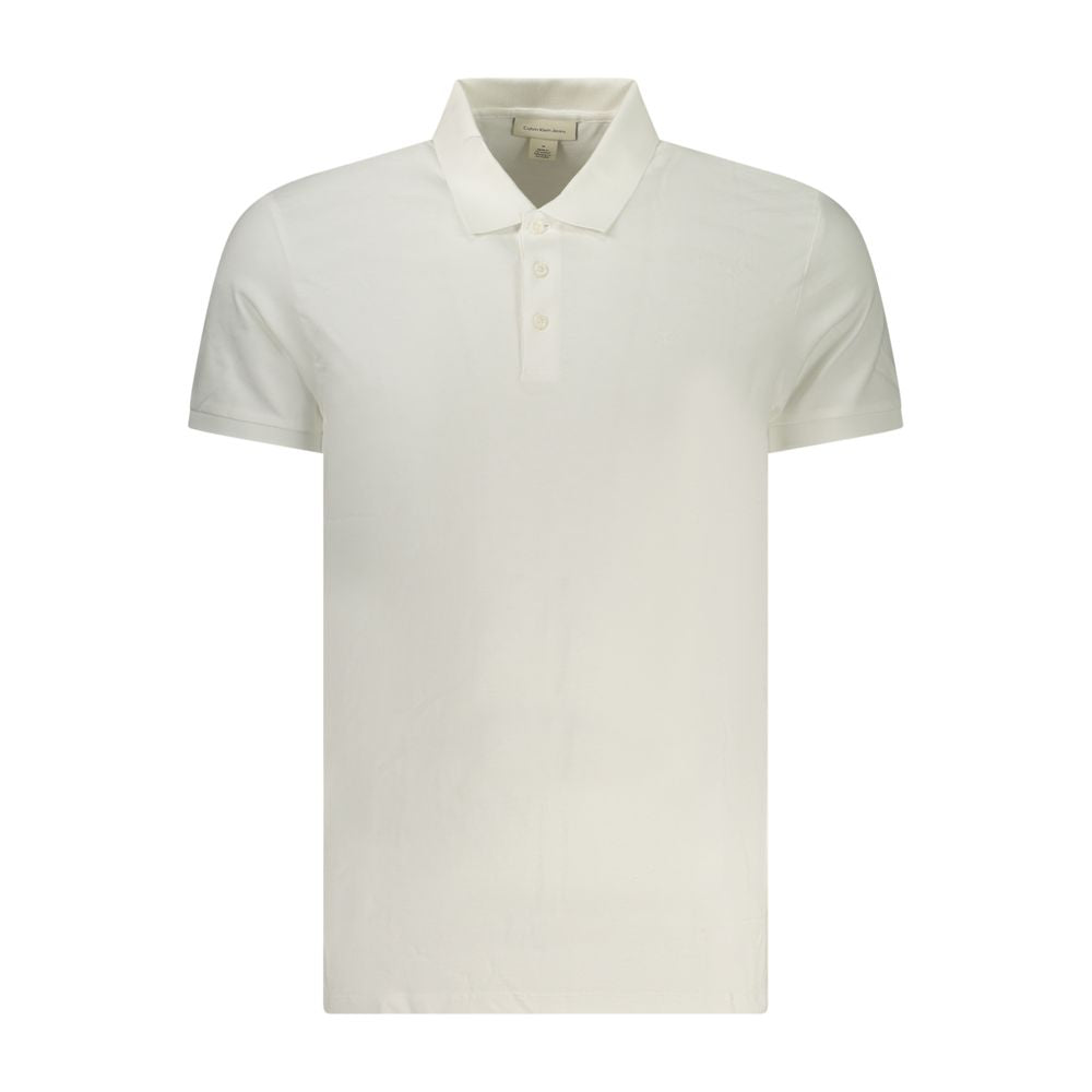 White Cotton Polo Shirt