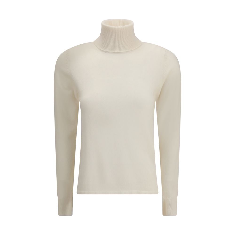 White Wool Turtleneck