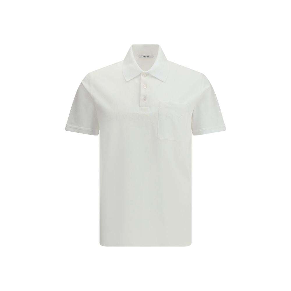 White Cotton Polo Shirt