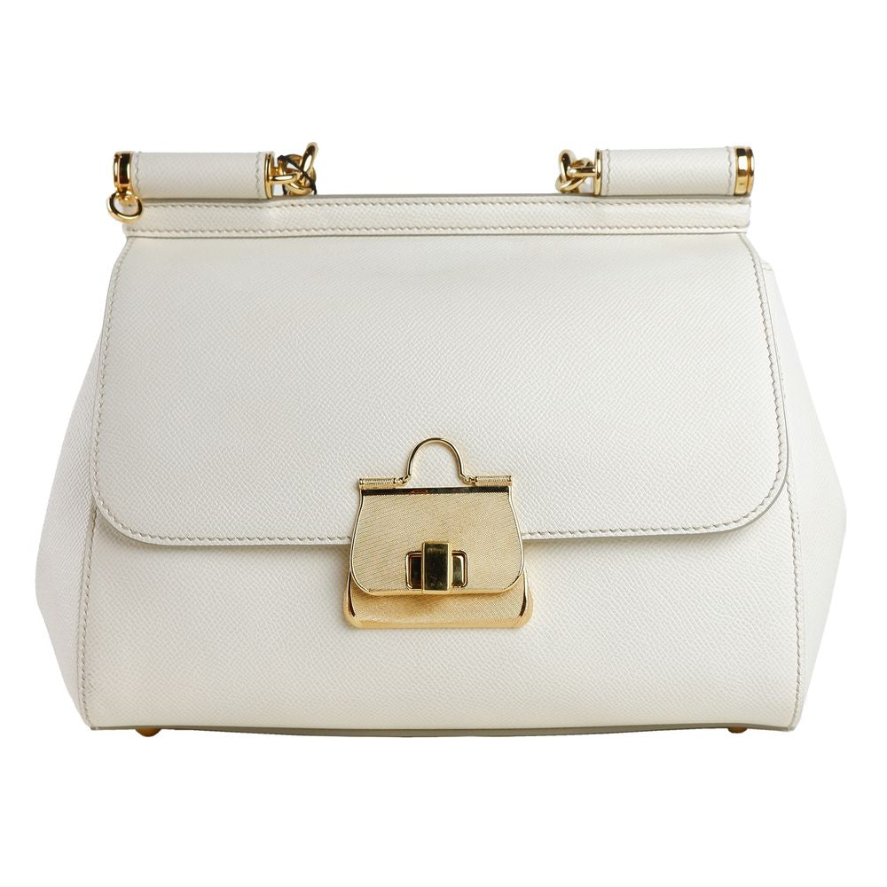 Bianco Calfskin Woman Handbag