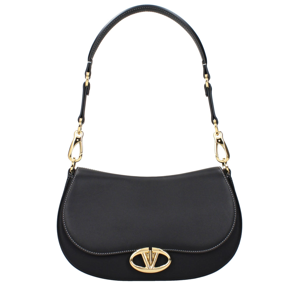 Black Leather Shoulder Bag
