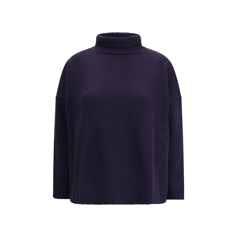 Blue Fleece Wool Top