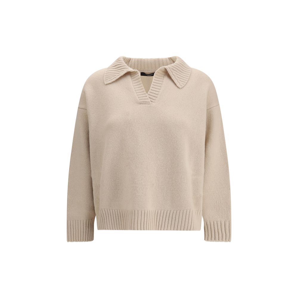 Beige Fleece Wool Top