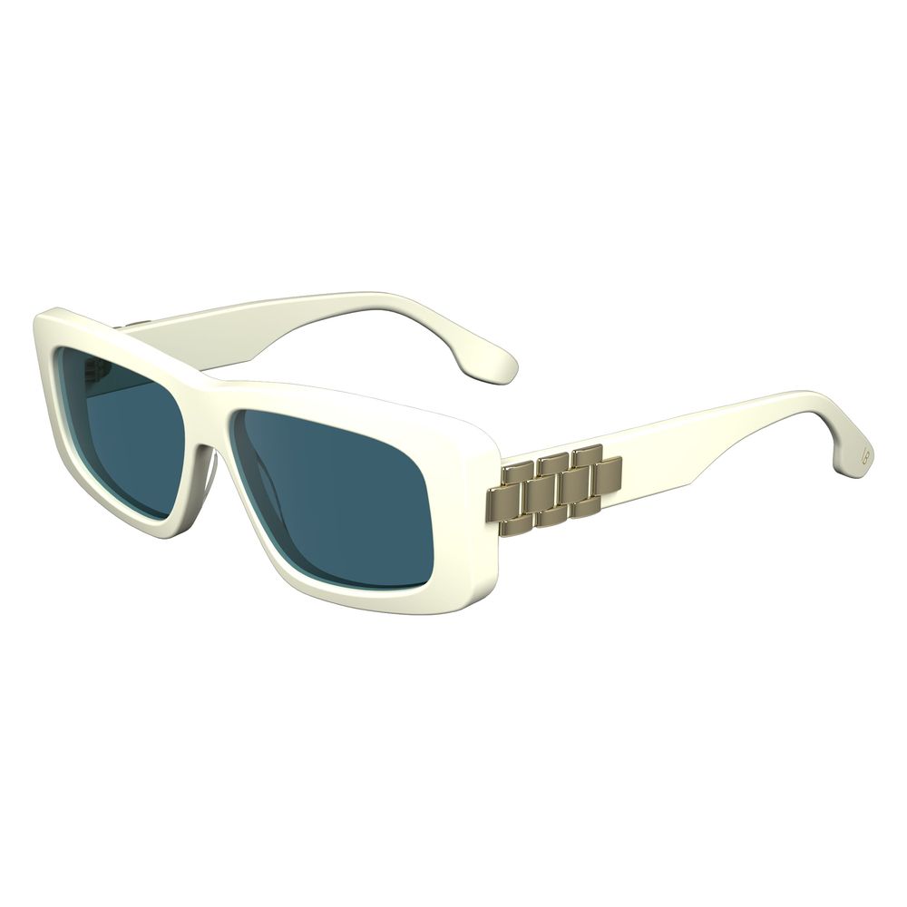 White Acetate Sunglasses