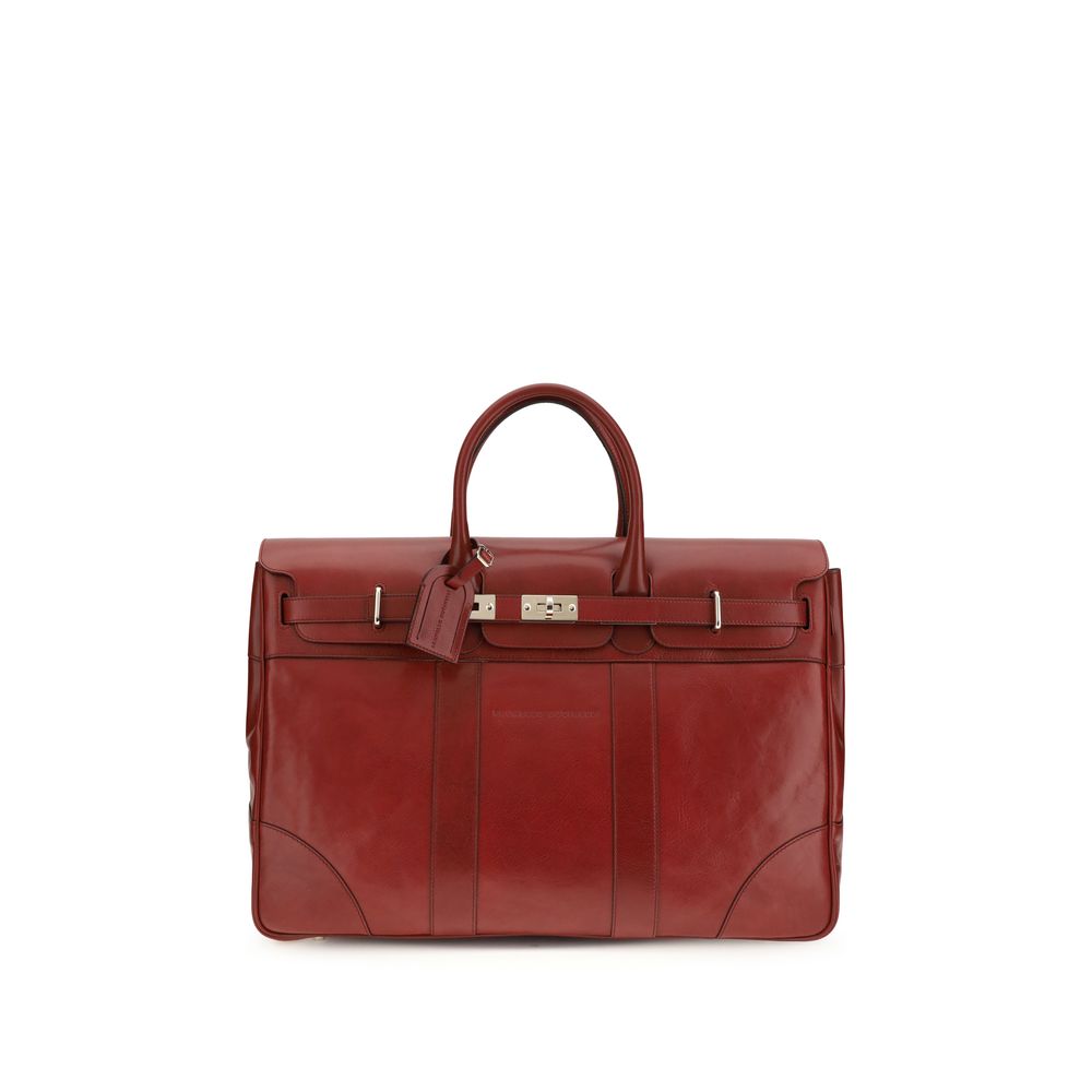 Bordeaux Calf Leather Bos Taurus Shoulder Bag