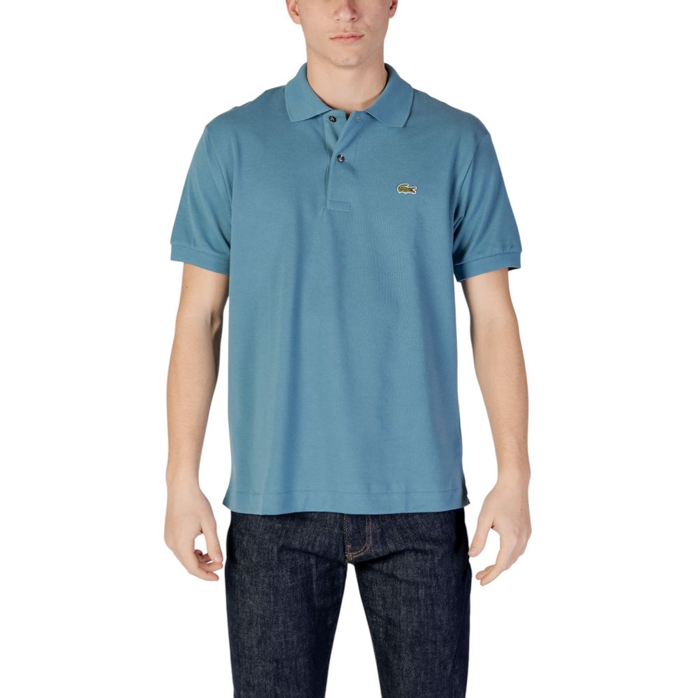 Blue Cotton Polo Shirt