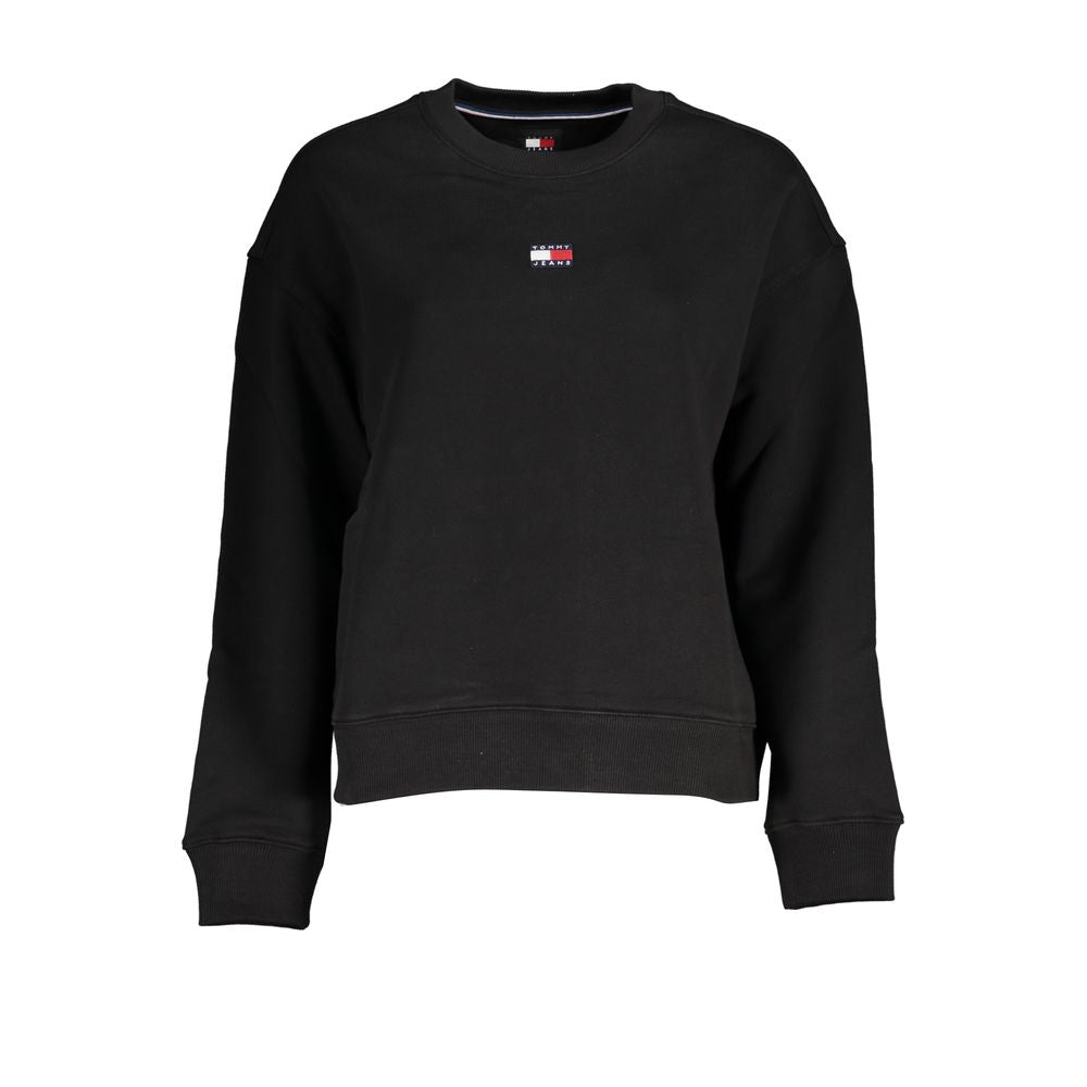 Black Cotton Sweatshirt