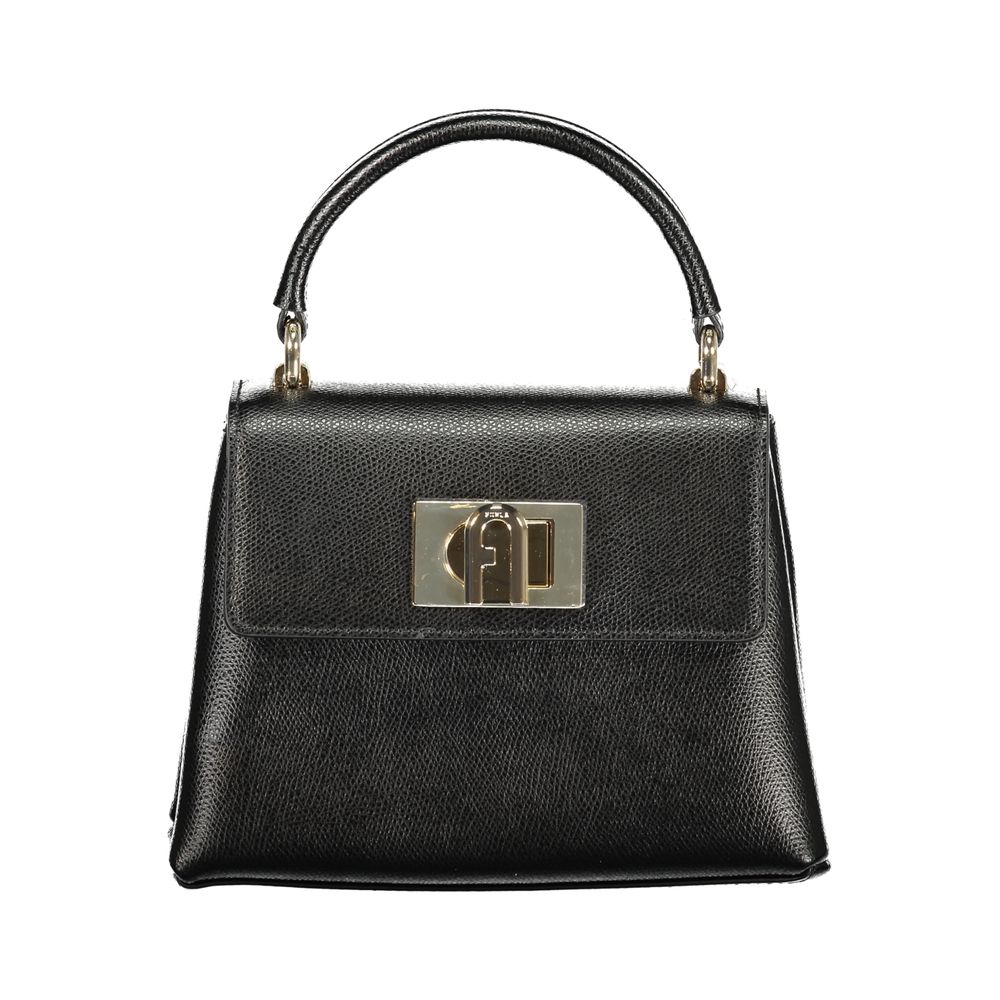 Black Leather Handbag