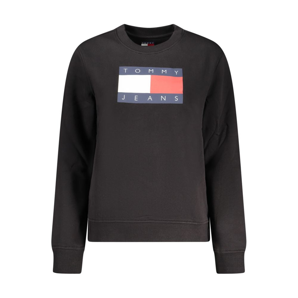 Black Cotton Sweatshirt