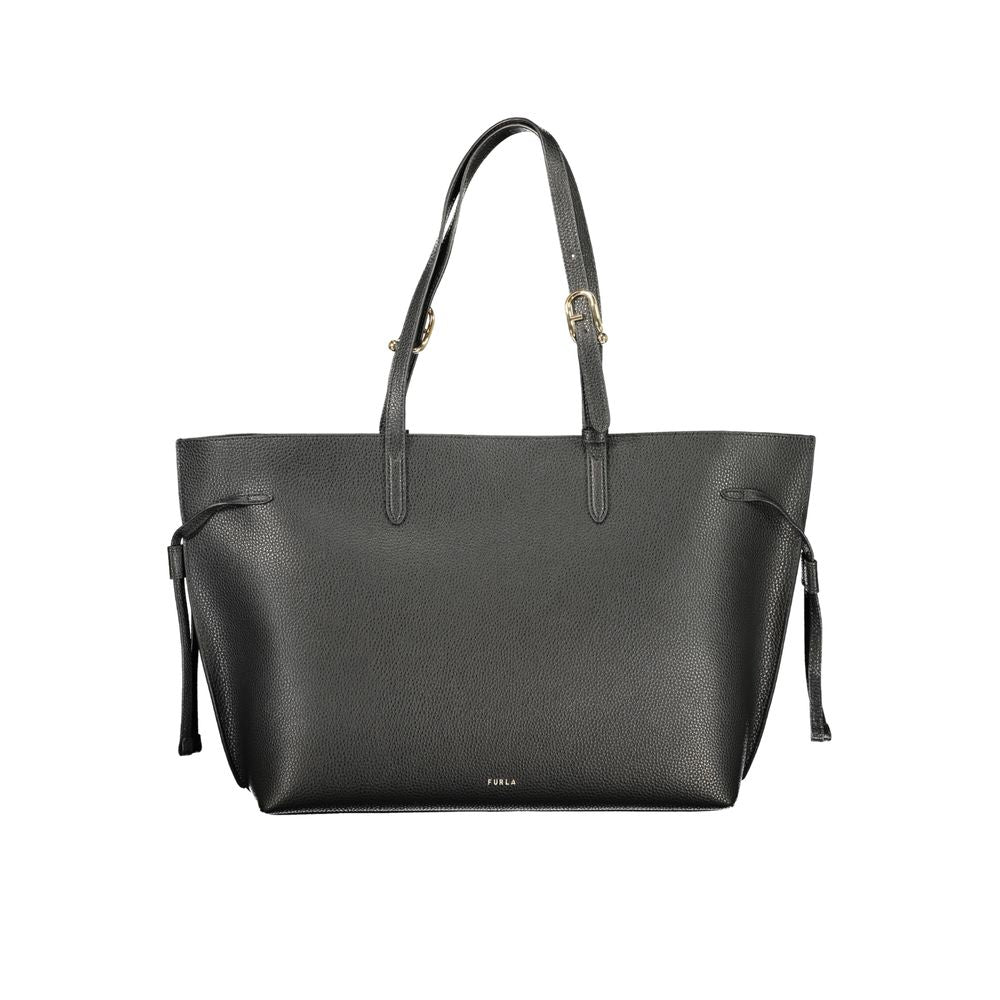 Black Leather Women's Handbag
